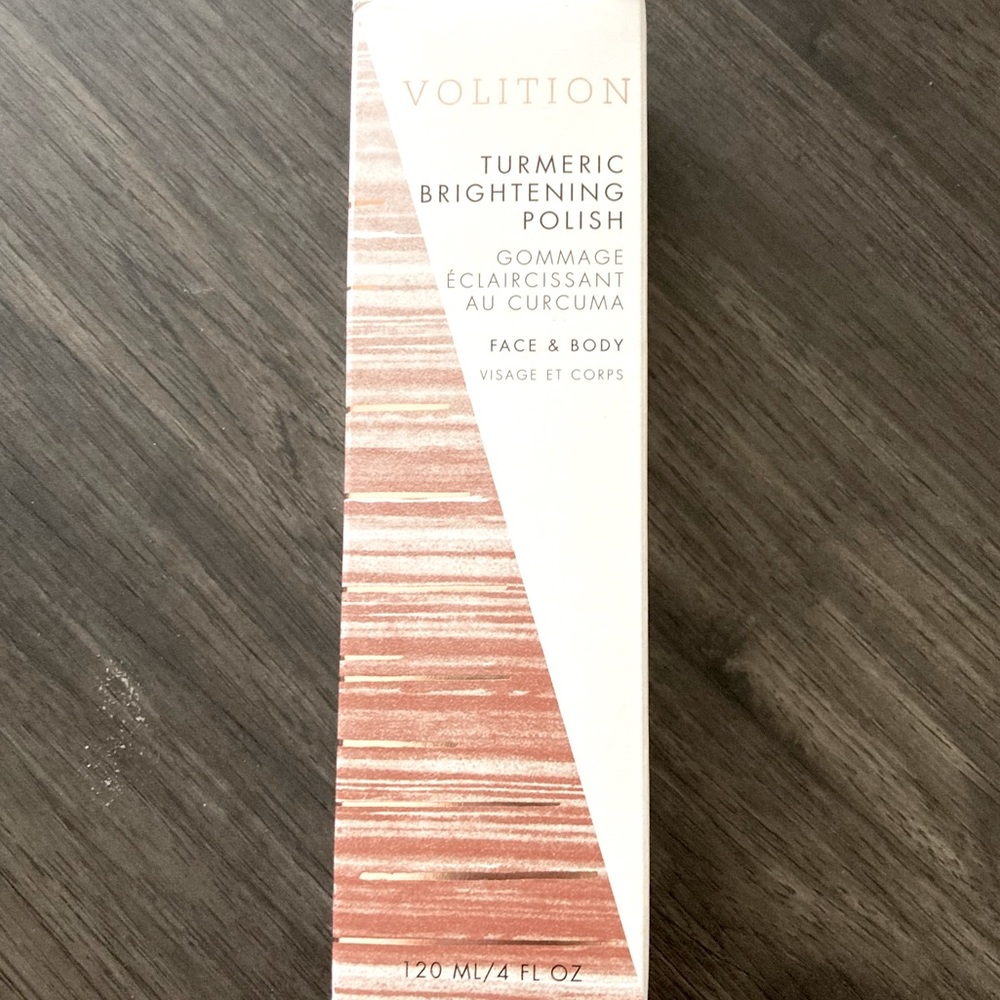 New Volition Beauty Turmeric Brightening Polish Exfoliates Brightens Balances